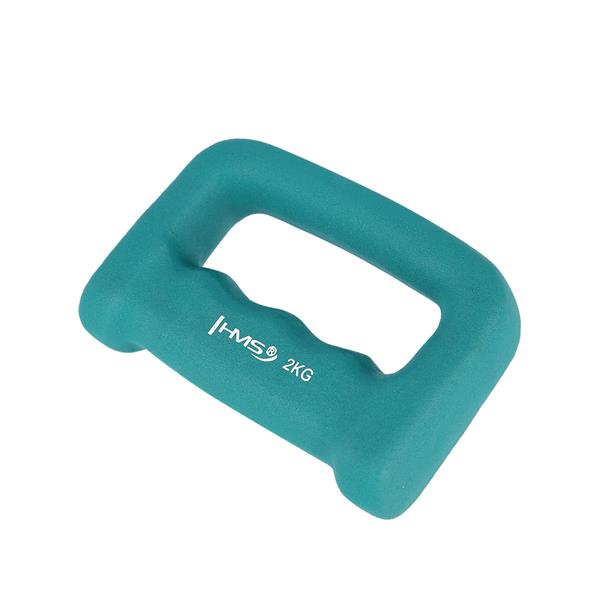 CK20 KASTET ZELENÁ LITINOVÁ ZÁVAŽÍ POTAŽENÁ NEOPRENEM 2,0 KG HMS