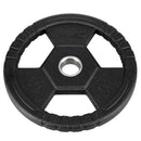 TOH10 BLACK OLYMPIC PLATE RUBBER-COATED 10 KG HMS