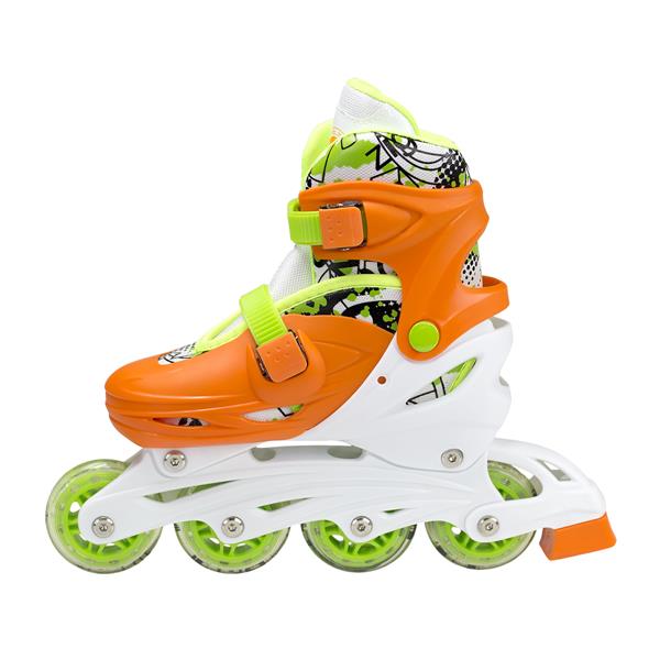 NH18330 ORANGE 4in1 SIZE M INLINE SKATING BLADES NILS EXTREME