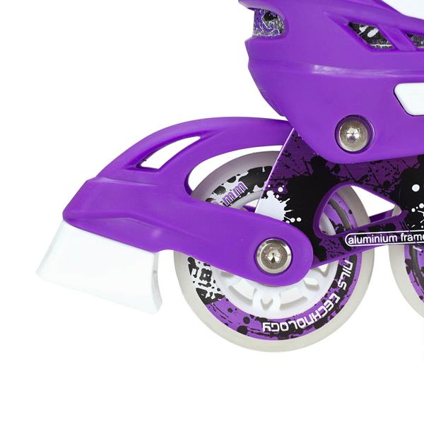 NJ1812 A PURPLE SIZE S (29-33) NILS EXTREME INLINE SKATES
