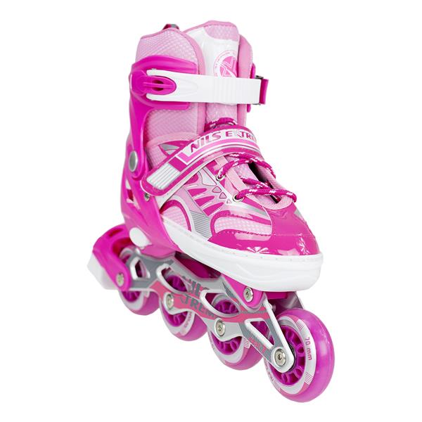 NJ1828 A PINK SIZE S (31-34) NILS EXTREME INLINE SKATES