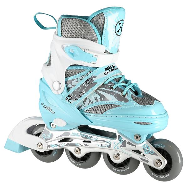 NA10602 BLUE SIZE S (31-34) NILS EXTREME INLINE SKATES