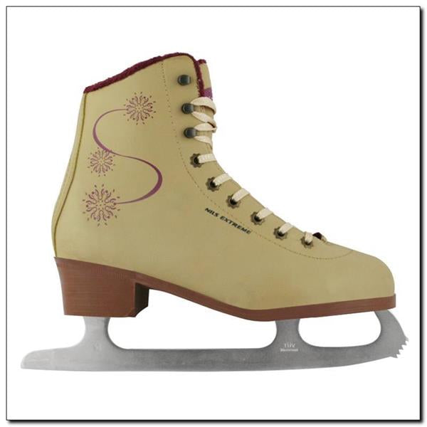 NF603 S BEIGE SIZE 36 NILS EXTREME FIGURE SKATES