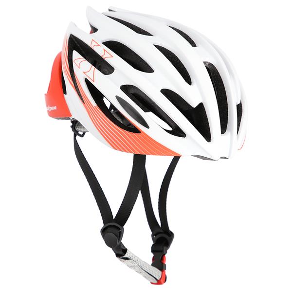 MTW24 WHITE-RED SIZE L (57-61 cm) NILS EXTREME HELMET