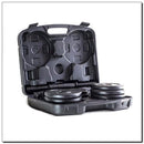 SJ20 SZTANGIELKI W WALIZCE 2 x 10 KG BLACK HMS