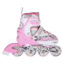 NF10927 A 2w1 PINK ROZM.S(31-34) ŁYŻWOROLKI Z WYM. PŁ. FIGUROWĄ NILS EXTREME