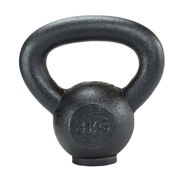 KGP04 RUBBER BASE KETTLEBELL CAST IRON HMS