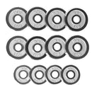 STC15 SZTANGIELKI W WALIZCE 2 x 7.5 KG CHROME HMS