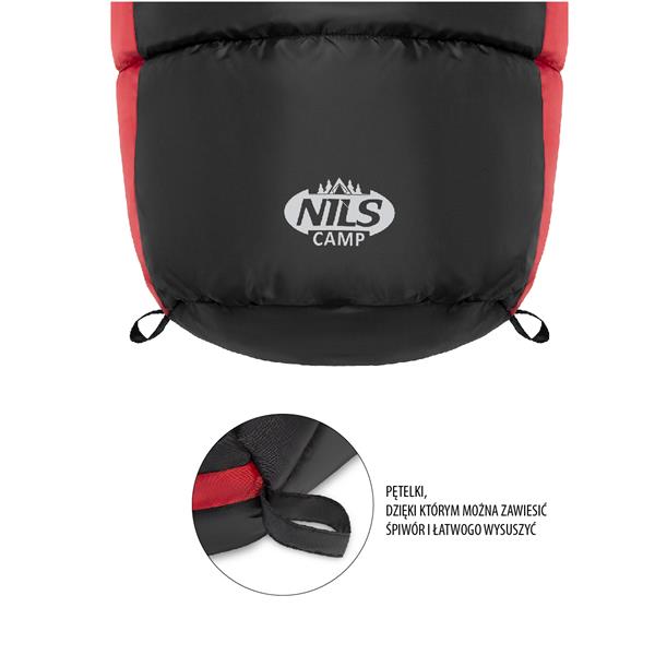 NC2012 BLACK/RED NILS CAMP SLEEPING BAG