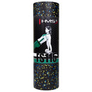 FS115 BLACK/BLUE-YELLOW DOTS 45CM ROLLER FITNESS HMS