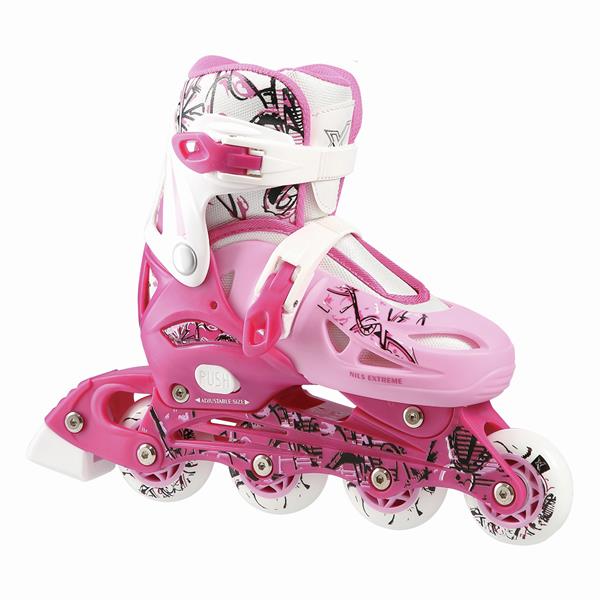 NH0320 A SET 4IN1 PINK SIZE M (35-38) NILS EXTREME HOCKEY BLADE ROLLER SKATES