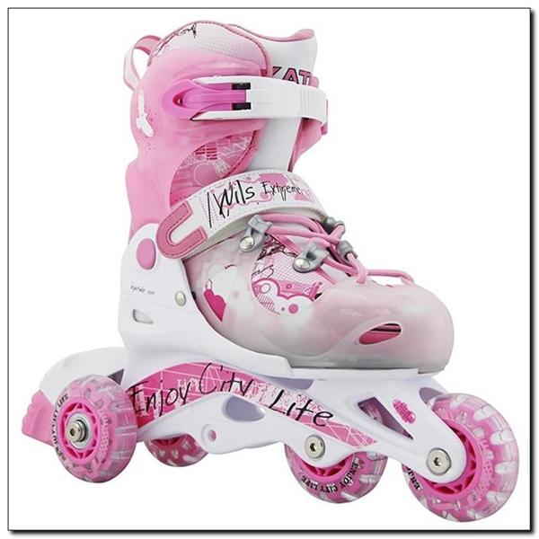 NJ2016 A PINK SIZE S NILS EXTREME INLINE SKATES