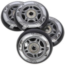 PU 72x24 82A ČERNÁ N (4 ks) + ABEC-9 (8 ks) NILS EXTREME SET