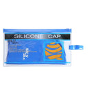 JEDNOBAREVNÁ SH71 MODRÁ LESKLÁ SILIKONOVÁ ČEPICE NILS AQUA