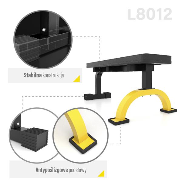 L8012 HMS PREMIUM CVIČEBNÍ LAVICE