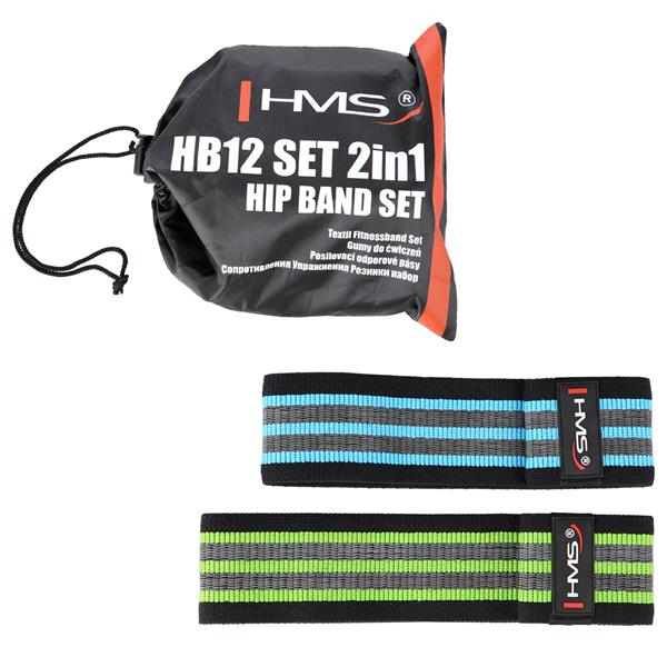 HB12 SET 2in1 HMS EXERCISE BANDS