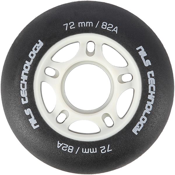 PU 72x24 82A CZARNE MATOWE KÓŁKA (4 szt.) NILS EXTREME