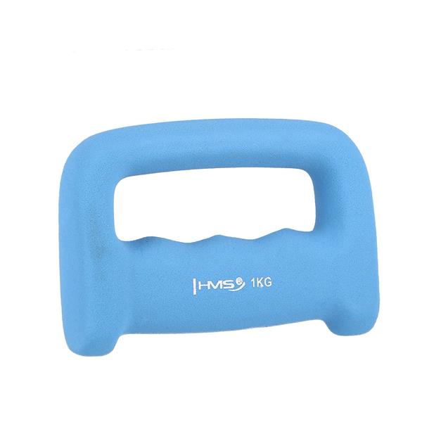 CK10 KASTET LIGHT BLUE CIĘŻAREK ŻELIWNY POKRYTY NEOPRENEM 1.0 KG HMS