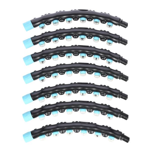 HMS HHP006 BLACK-BLUE Hula Hop masujący z magnesami 98 cm