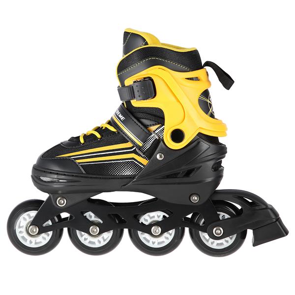 NH18190 2in1 BLACK-ORANGE SIZE L(39-43) SKATING BLADES WITH HOCKEY BLADE NILS EXTREME