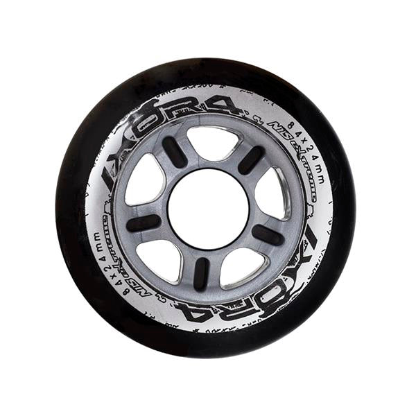 PU 84x24 82A BLACK WHEELS (4 pcs.) NILS EXTREME