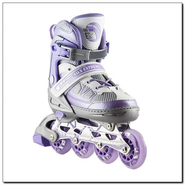 NA0328 A PURPLE SIZE S (30-33) NILS EXTREME INLINE SKATES