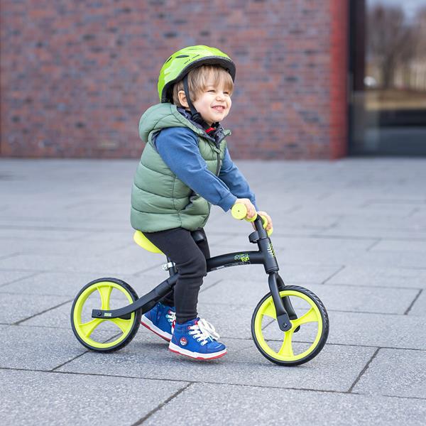 RB06 BLACK/GREEN BALANCE BIKE NILS FUN