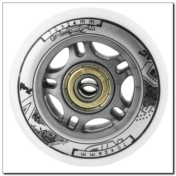 PU 70x24 BÍLÁ 82A (4 KS) + ABEC-7 (8 KS) NILS EXTREME SET