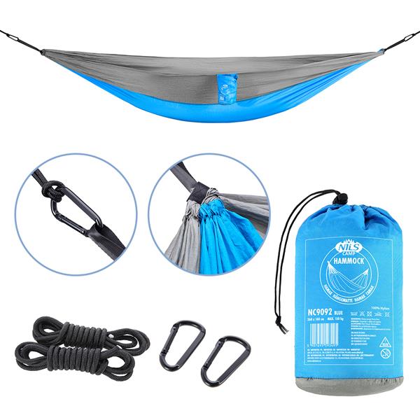 NC9092 BLUE NILS CAMP TRAVEL HAMMOCK