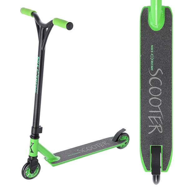 HS102 GREEN TRICK SCOOTER NILS EXTREME