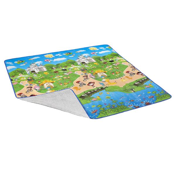 Dětská pikniková deka NC8007 180x180 PVC EPE ALU NILS CAMP