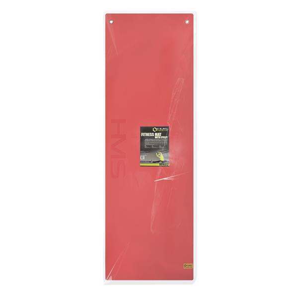 MFK03 RED-BLACK CLUB FITNESS MAT WITH HOLES HMS PREMIUM