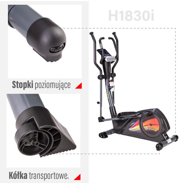 Magnetický eliptický trenažér HMS Premium H1830i