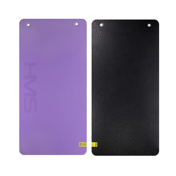 MFK01 VIOLET- BLACK CLUB FITNESS MAT WITH HOLES HMS PREMIUM