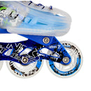 NH18122 4w1 NIEBIESKA ROZM. L(39-43)  ŁYŻWOROLKI Z WYM. PŁOZĄ HOKEJOWĄ NILS EXTREME