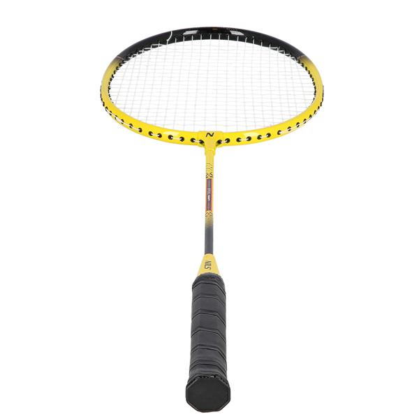 NRZ262 ALUMINUM / BADMINTON SET 2 RACKETS + 3 FEATHER SHUTTLES + NET 600x60cm + NILS COVER