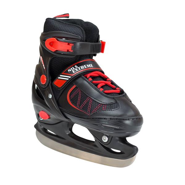 NH7103 A BLACK/RED SIZE L NILS EXTREME HOCKEY SKATES