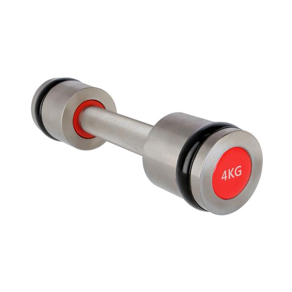 HH04 2 x 4 KG HMS PREMIUM CHROME DUMBS