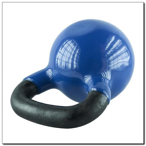 KNV16 MODRÁ KETTLEBELL LITINOVÁ S VINYLOVÝM POVRCHEM HMS