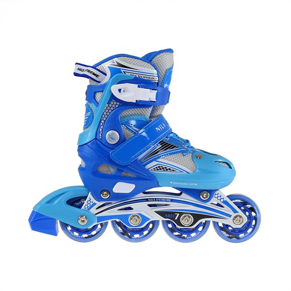 NA0326 A BLUE SIZE S (30-33) NILS EXTREME INLINE SKATES