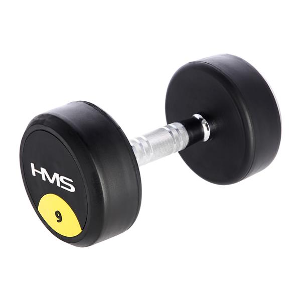 HG PRO 9 KG RUBBER-COATED DUMBBELLS HMS