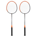 NRZ005 STEEL / ZESTAW DO BADMINTONA 2 RAKIETY + POKROWIEC NILS