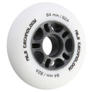 PU 84x24 82A WHITE MATT WHEELS (4 pcs.) NILS EXTREME