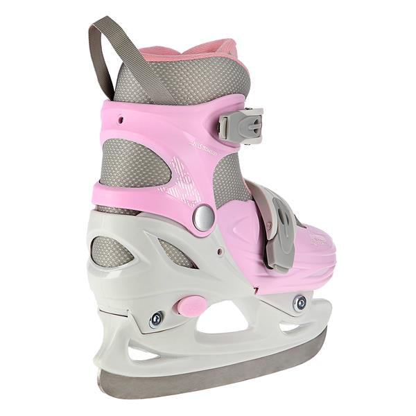 NH11901 A GRAY-PINK SIZE XS(26-29) NILS EXTREME HOCKEY SKATES