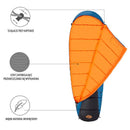 NC2012 ČERNO-NÁMOŘNICKY MODRÝ SPACÍ PYTEL NILS CAMP