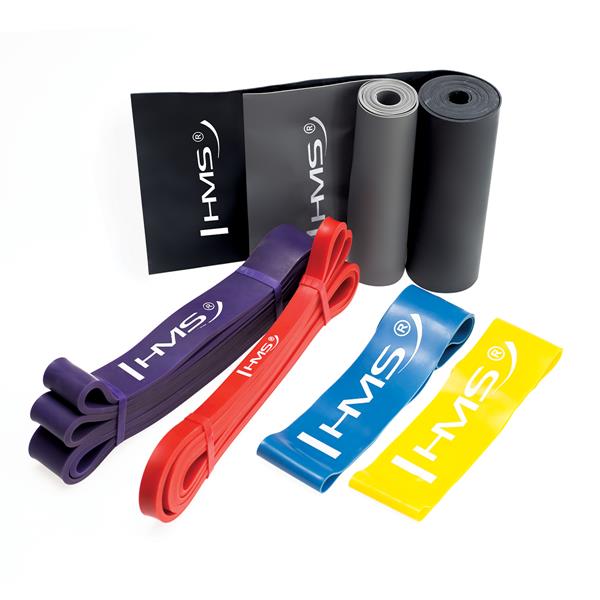 GU04 GU05 TP01 MIX SET OF HMS EXERCISE BANDS