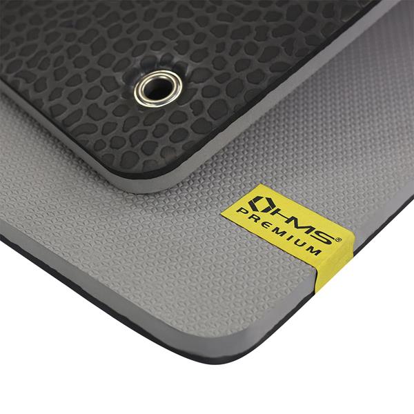 MFK02 GRAY-BLACK CLUB FITNESS MAT WITH HOLES HMS PREMIUM