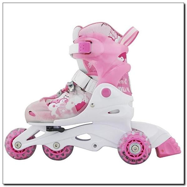 NJ2016 A PINK SIZE S NILS EXTREME INLINE SKATES