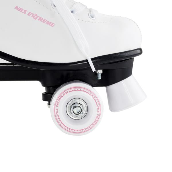 NQ8400S WHITE SIZE 37 NILS EXTREME ROLLER SKATES