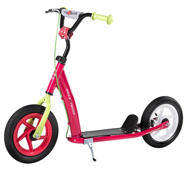 WH113C PINK 12 SCOOTER WITH PUMPED WHEELS NILS EXTREME"